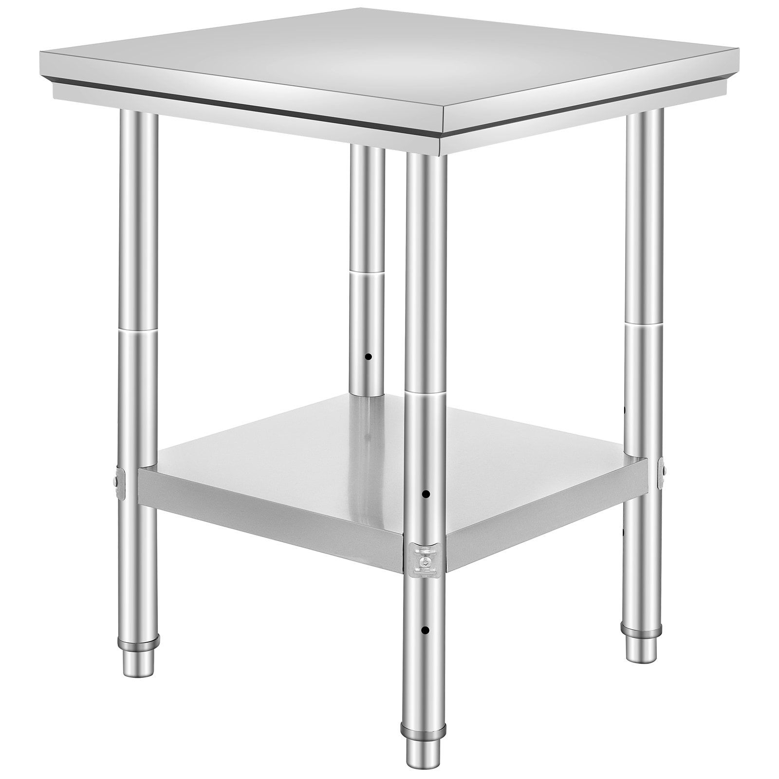 Stainless Steel Commercial Kitchen Work Food Prep Table 24"x 24"_voghion.com